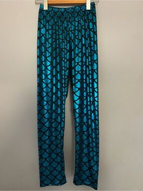 Mermaid Tail Scales Ladies Halloween Leggings/Tights